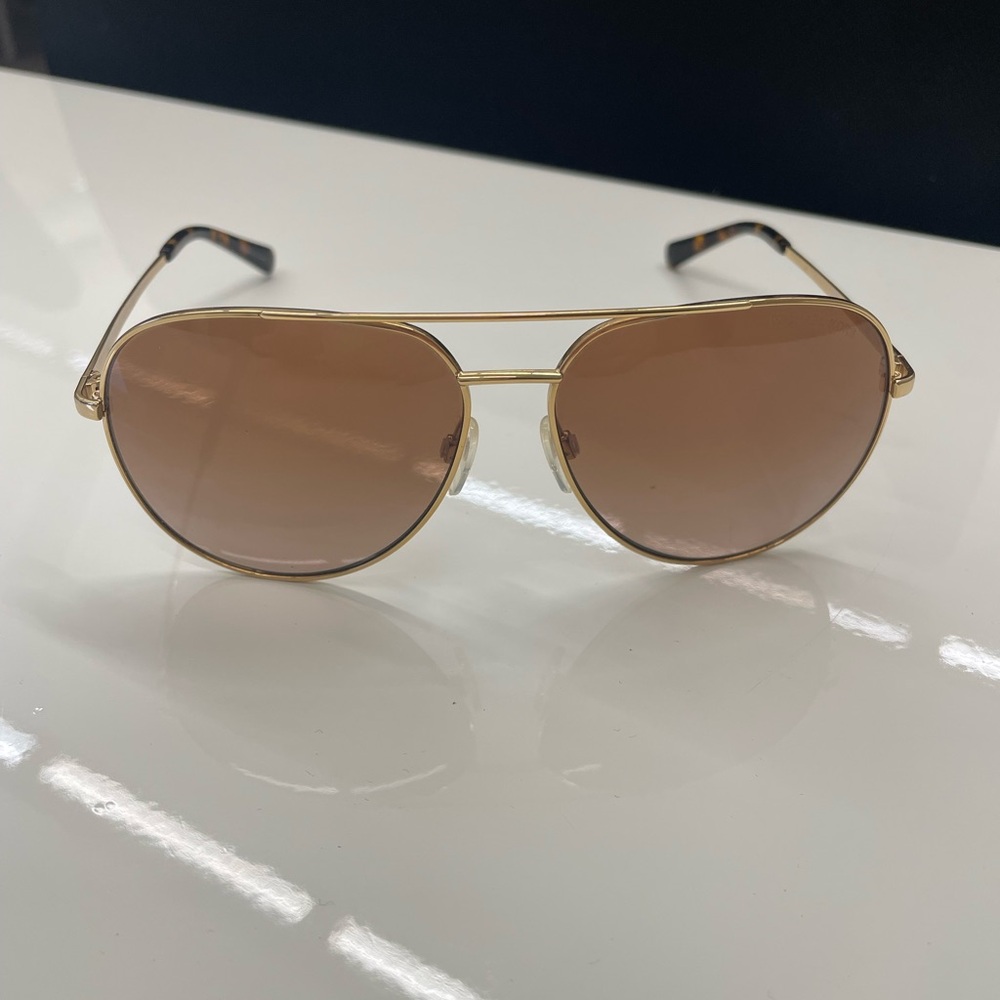 Gold Michael Kors Aviator Sunglasses